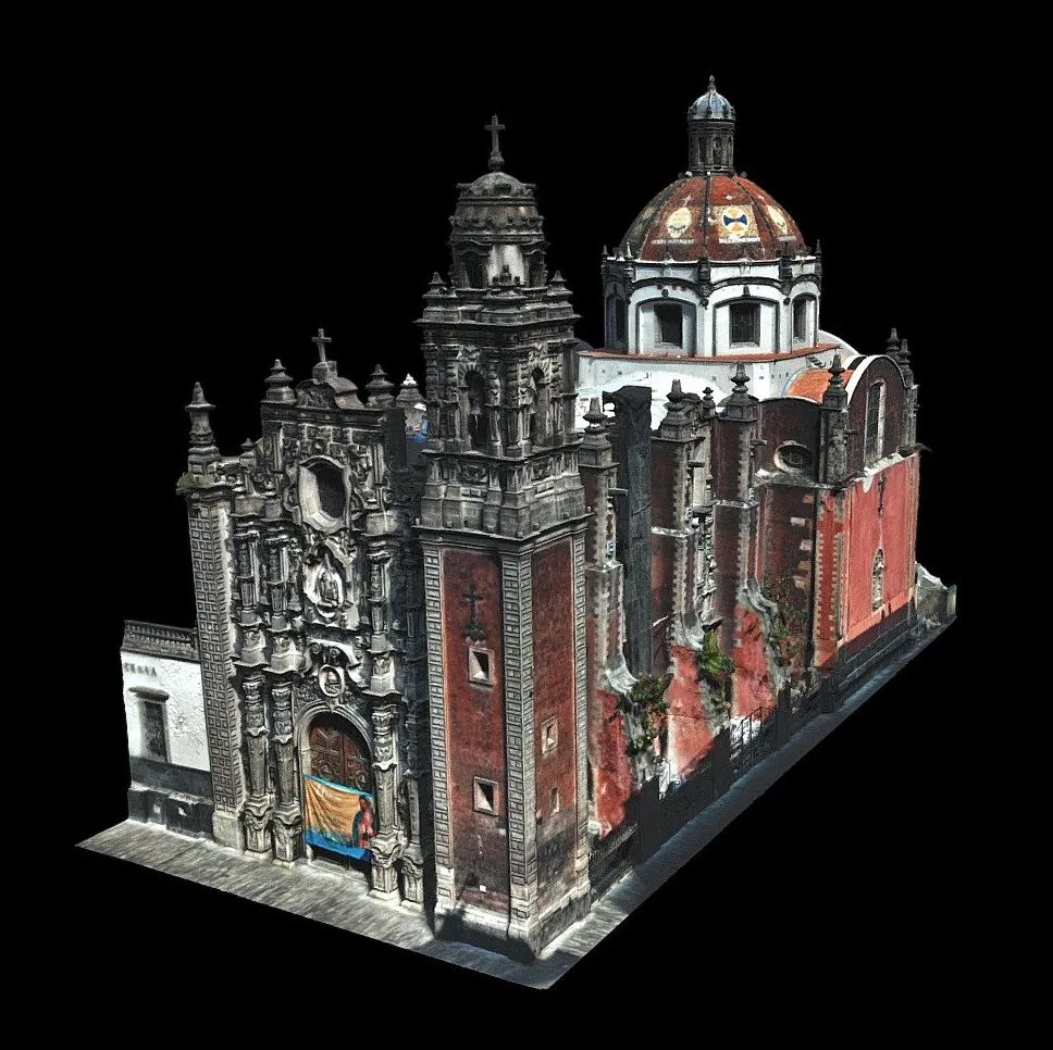 PBR Game 3D Models - Templo De La Santisima Trinidad