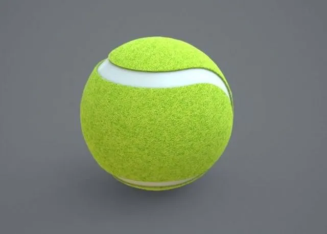 PBR Game 3D Models - Tennis Ball