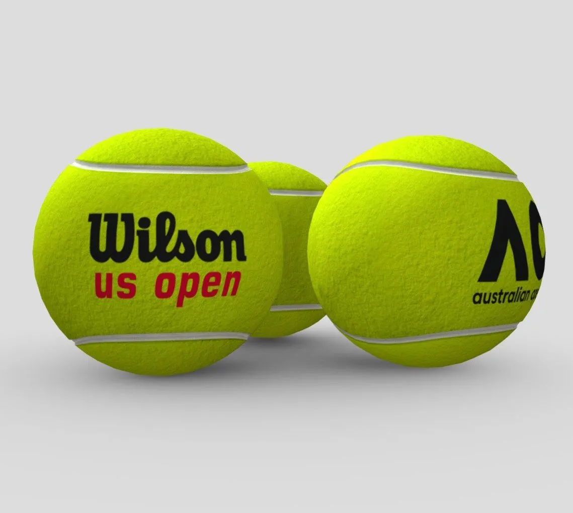 PBR Game 3D Models - Tennis Balls