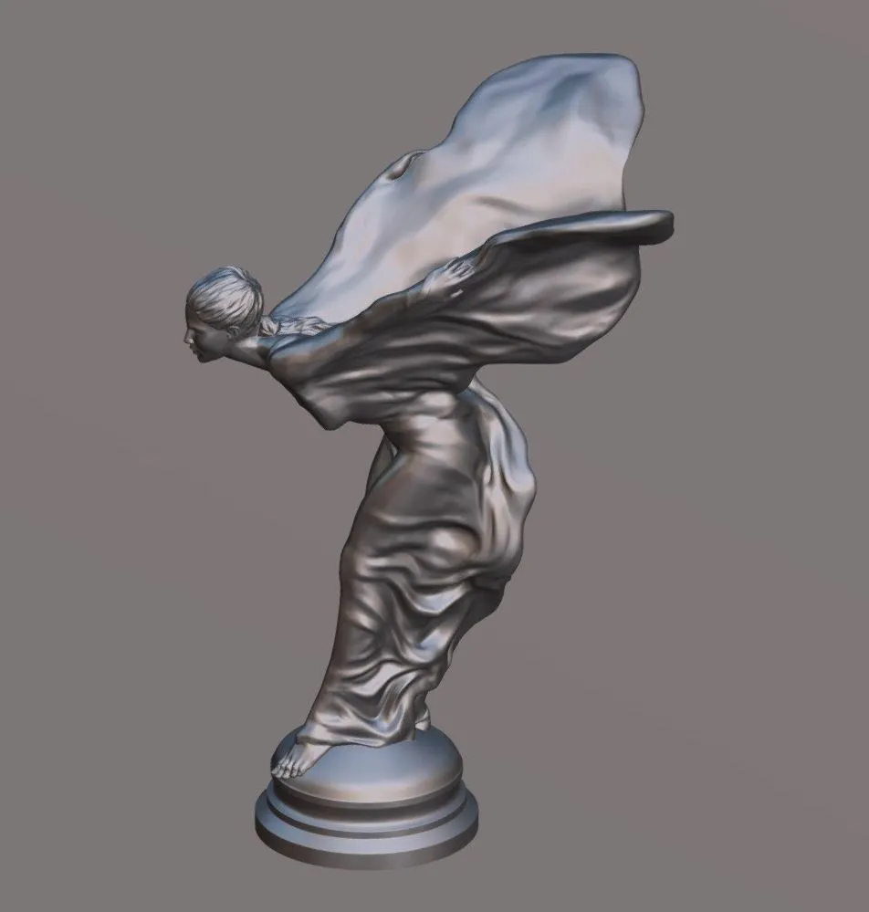 PBR Game 3D Models - The Spirit Of Ecstasy