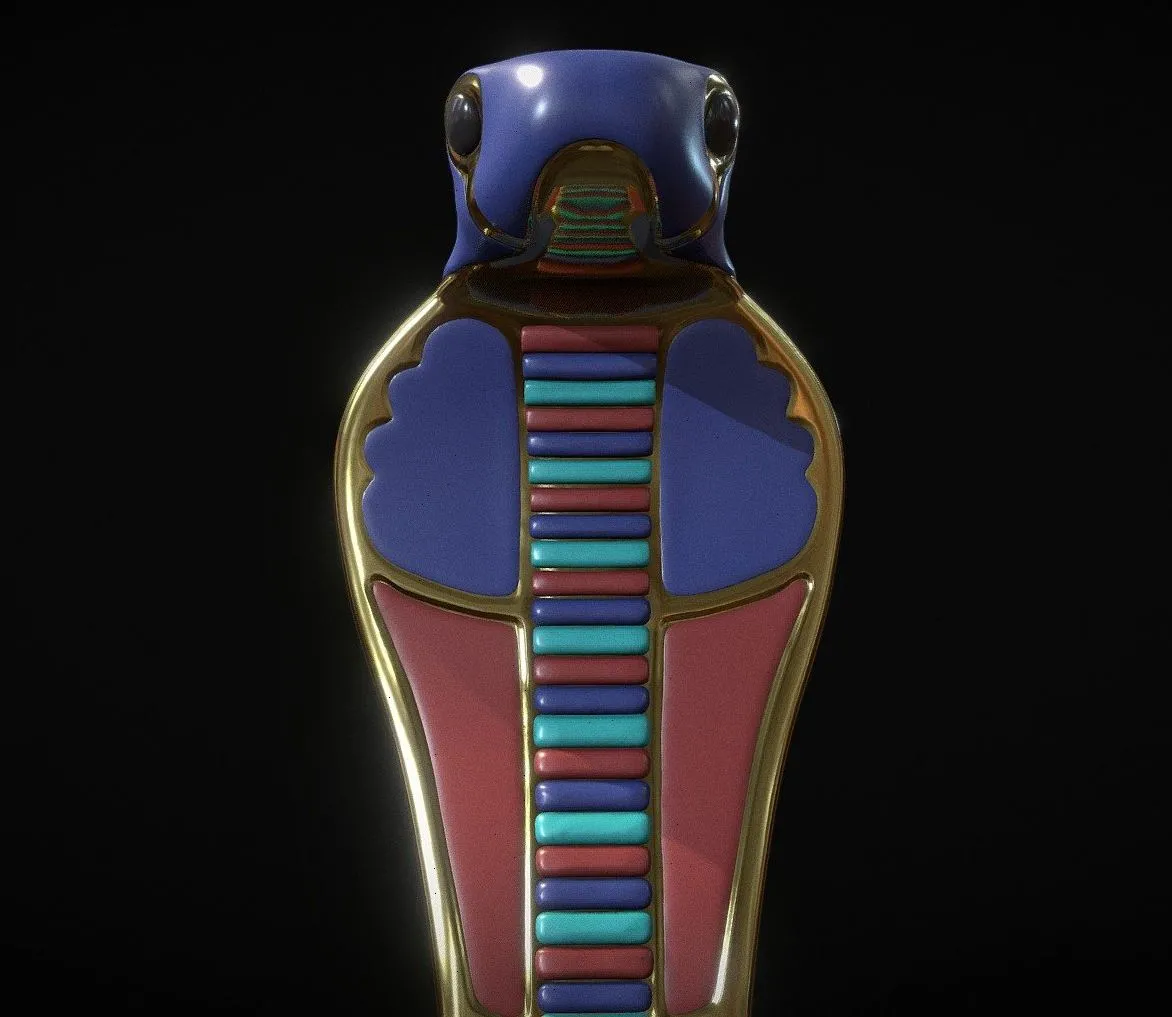 PBR Game 3D Models - The Uraeus