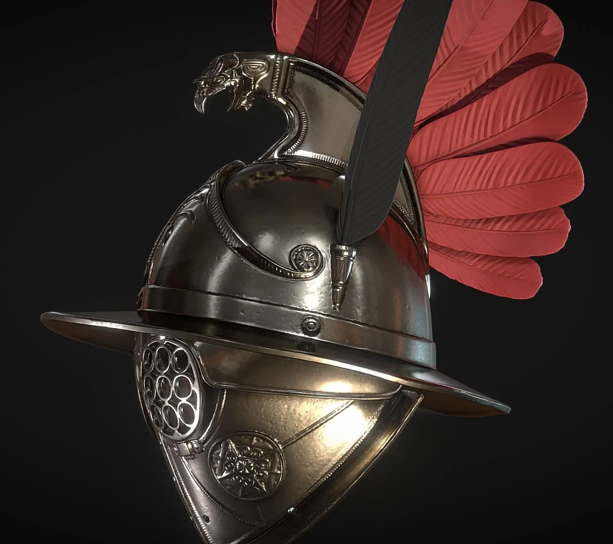 PBR Game 3D Models - Thraex Helmet V2