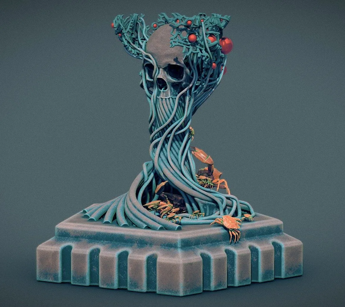 PBR Game 3D Models - Throne Of Heresy 3D Print