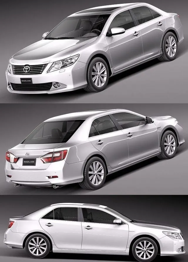 PBR Game 3D Models - Toyota Aurion 2012
