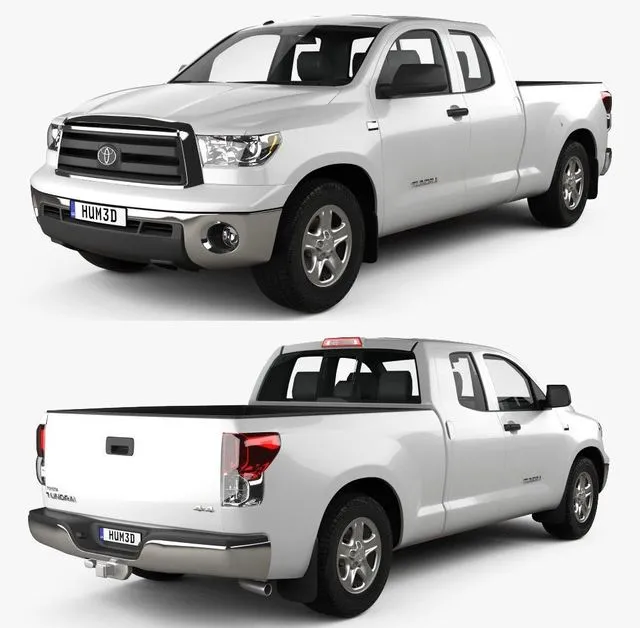 PBR Game 3D Models - Toyota Tundra Double Cab 2011