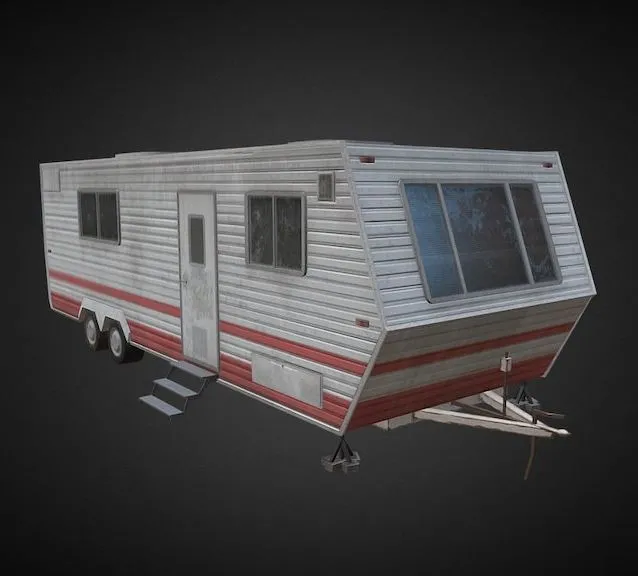 PBR Game 3D Models - Trailer For Trailer Park Pack