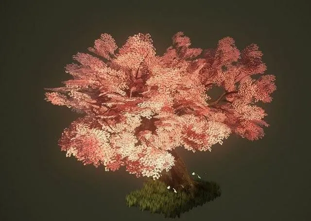 PBR Game 3D Models - Tree-Flower-Grass PACK