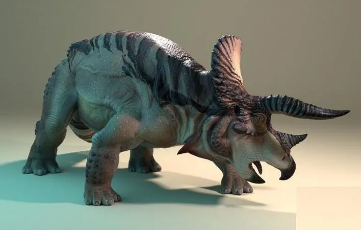 PBR Game 3D Models - Triceratops