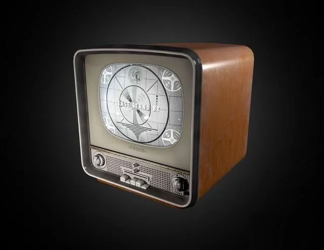 PBR Game 3D Models - TV Radium