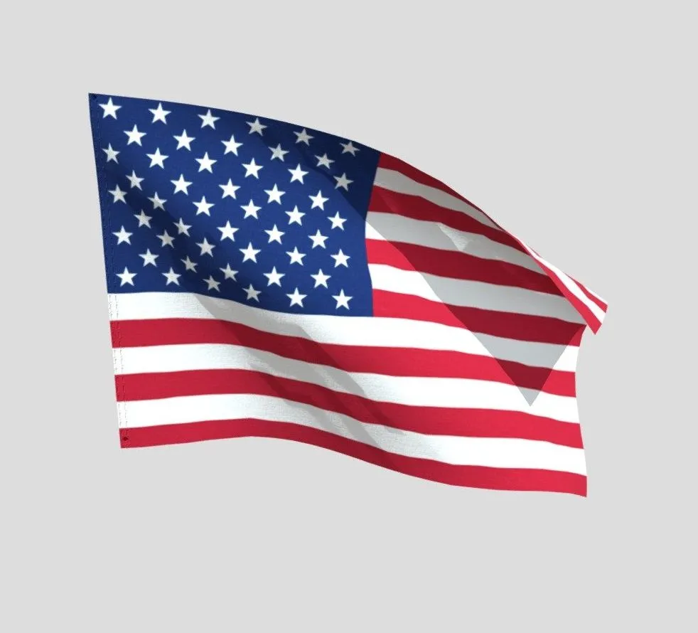 PBR Game 3D Models - United States Of America