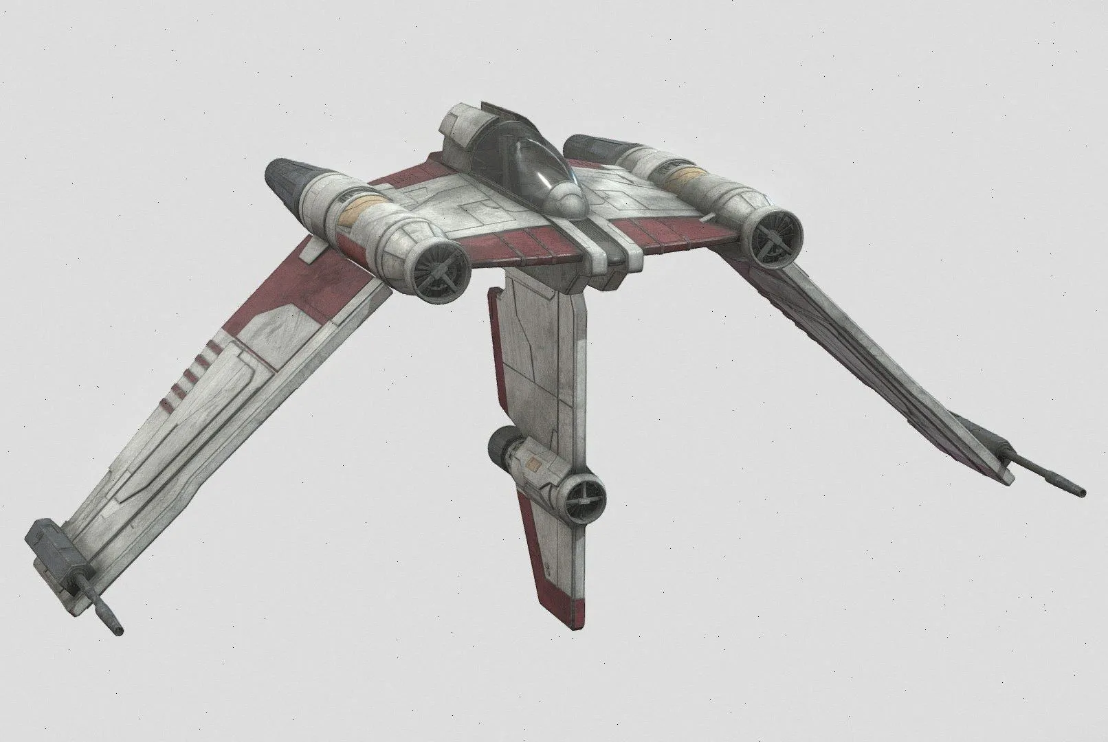 PBR Game 3D Models - V 19 Torrent Starfighter Star Wars