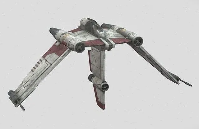 PBR Game 3D Models - V 19 Torrent Starfighter   Star Wars