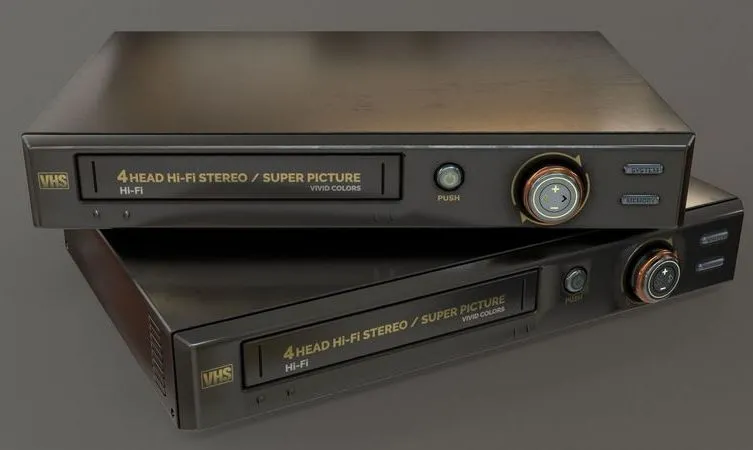PBR Game 3D Models - VHS Player
