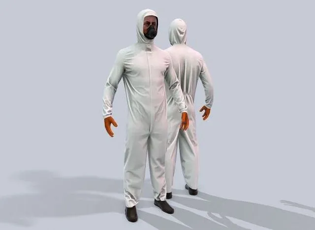 PBR Game 3D Models - Virus Suit