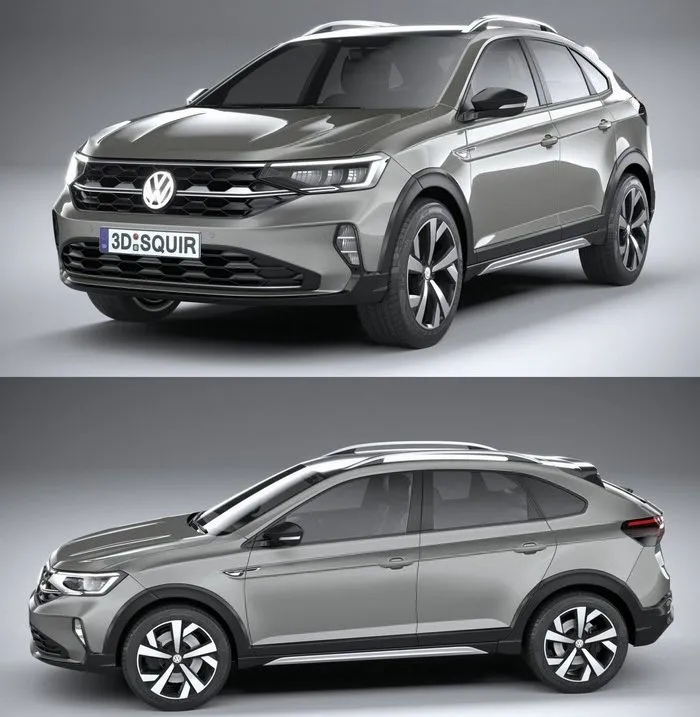 PBR Game 3D Models - Volkswagen Nivus 2021