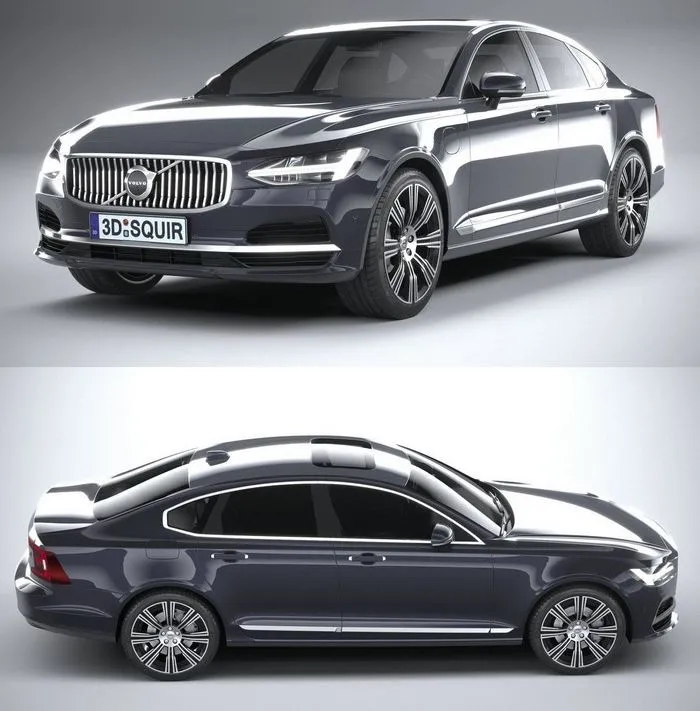 PBR Game 3D Models - Volvo S90 2020