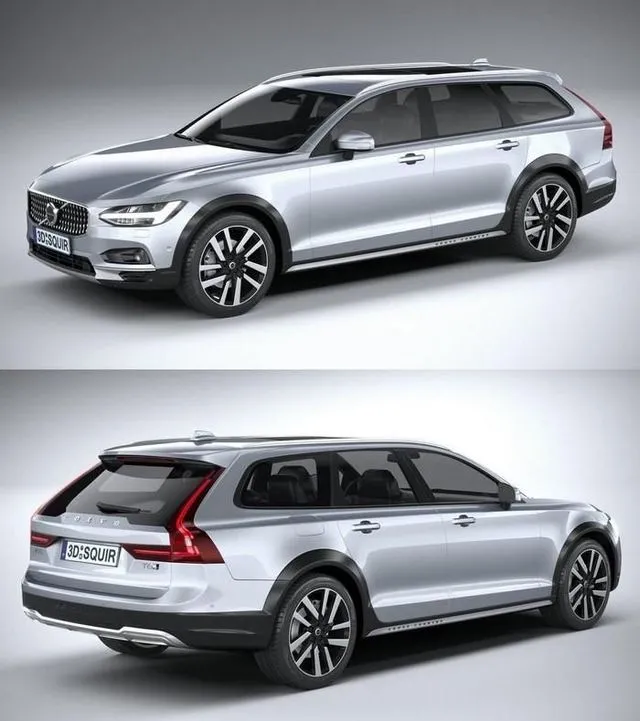 PBR Game 3D Models - Volvo V90 Cross Country 2020