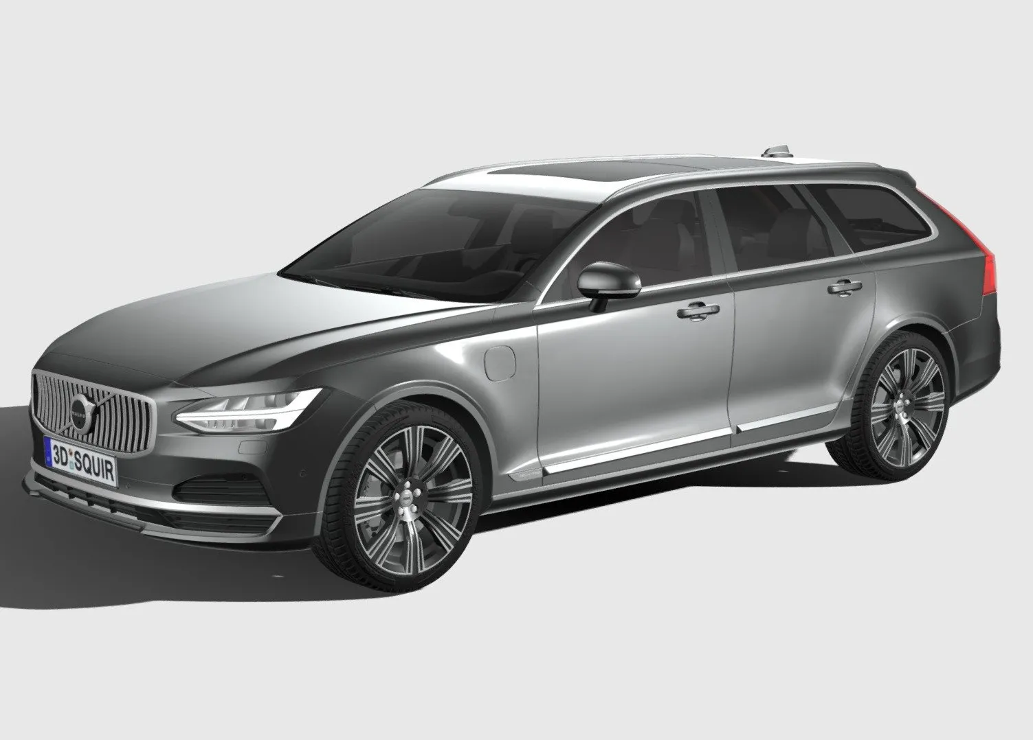 PBR Game 3D Models - Volvo V90 Estate 2020