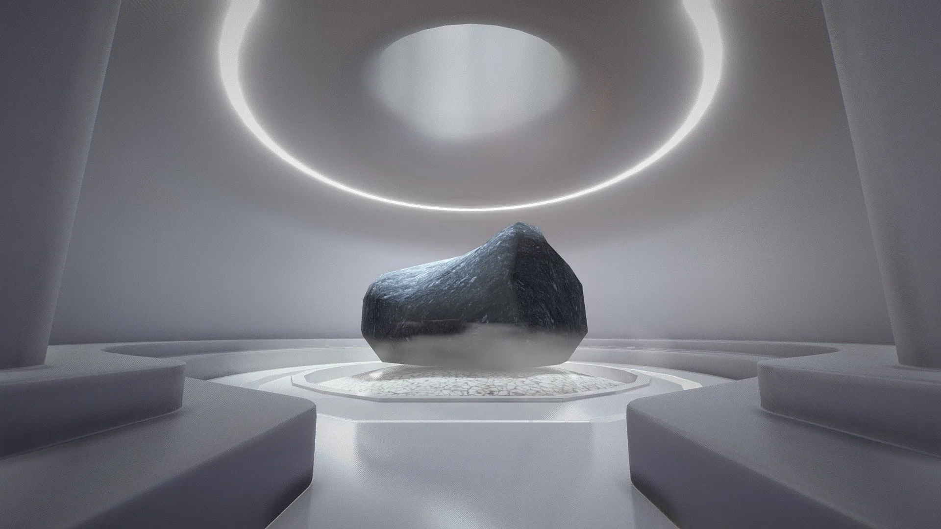 PBR Game 3D Models - Vr Zen Clean Room El10