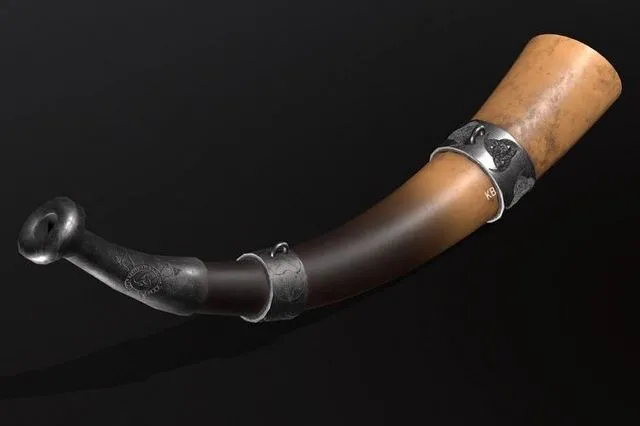 PBR Game 3D Models - War Horn