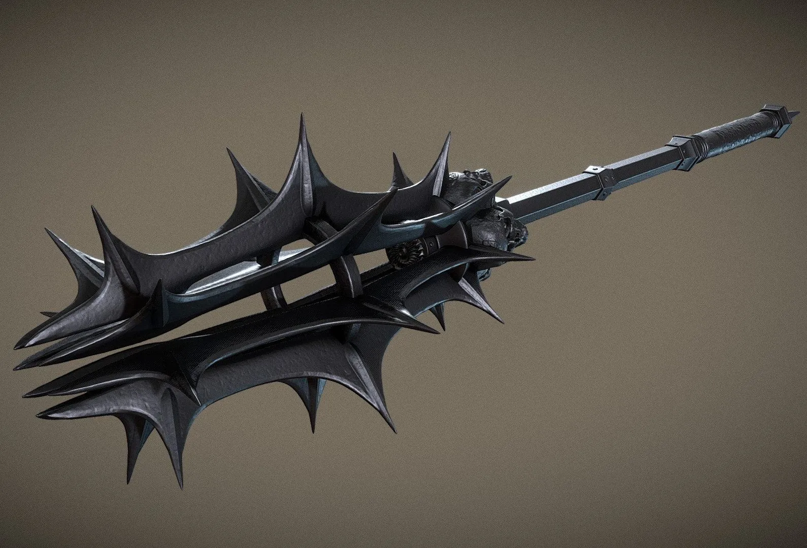 PBR Game 3D Models - War Mace Omsx