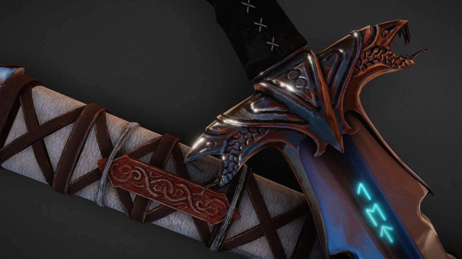 PBR Game 3D Models - Warmonger Sword