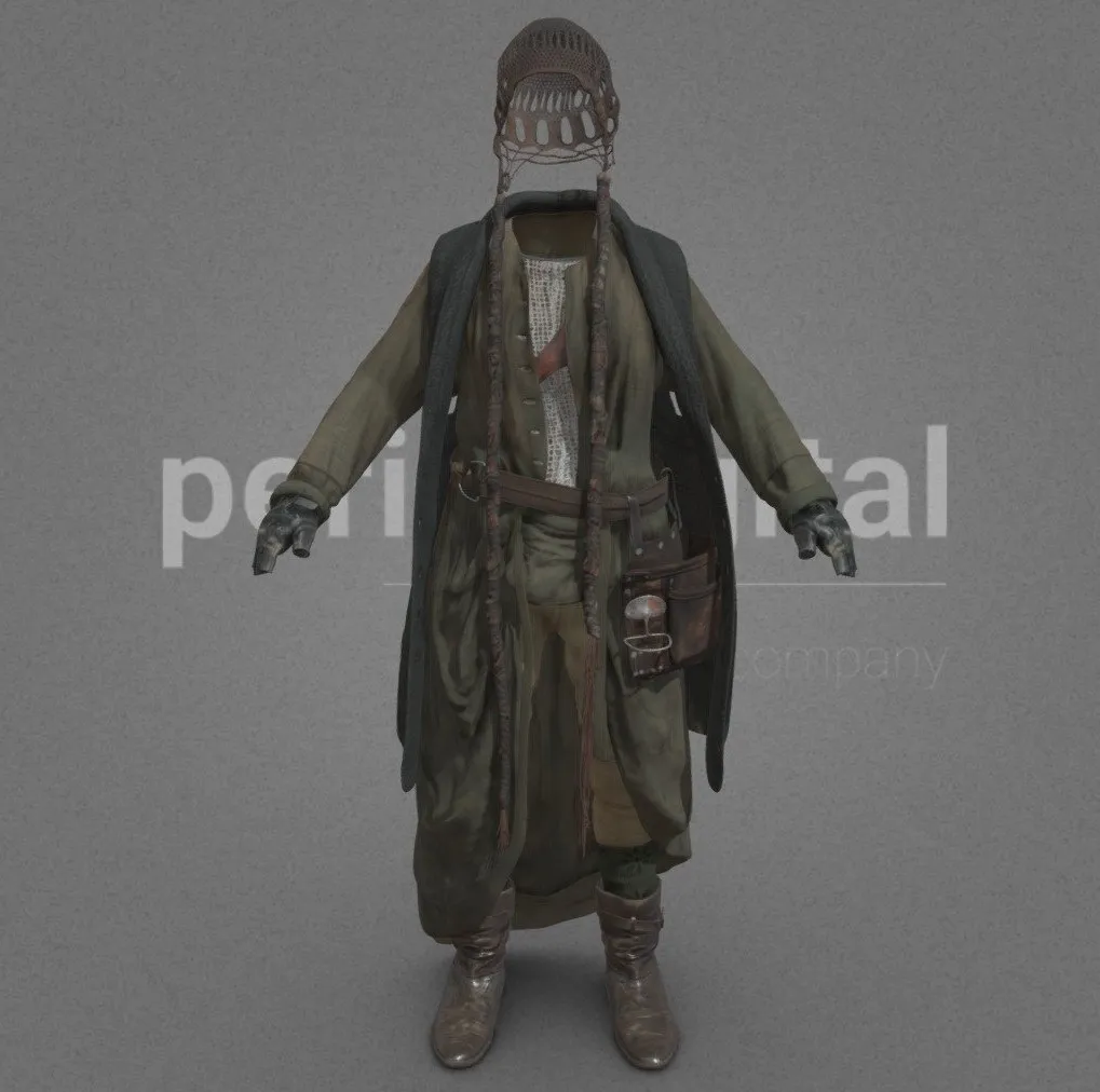 PBR Game 3D Models – Wasteland Series Model 13