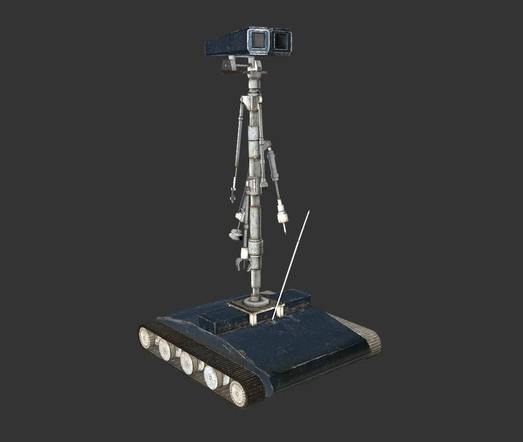 PBR Game 3D Models - Wed 15 Treadwell Droid