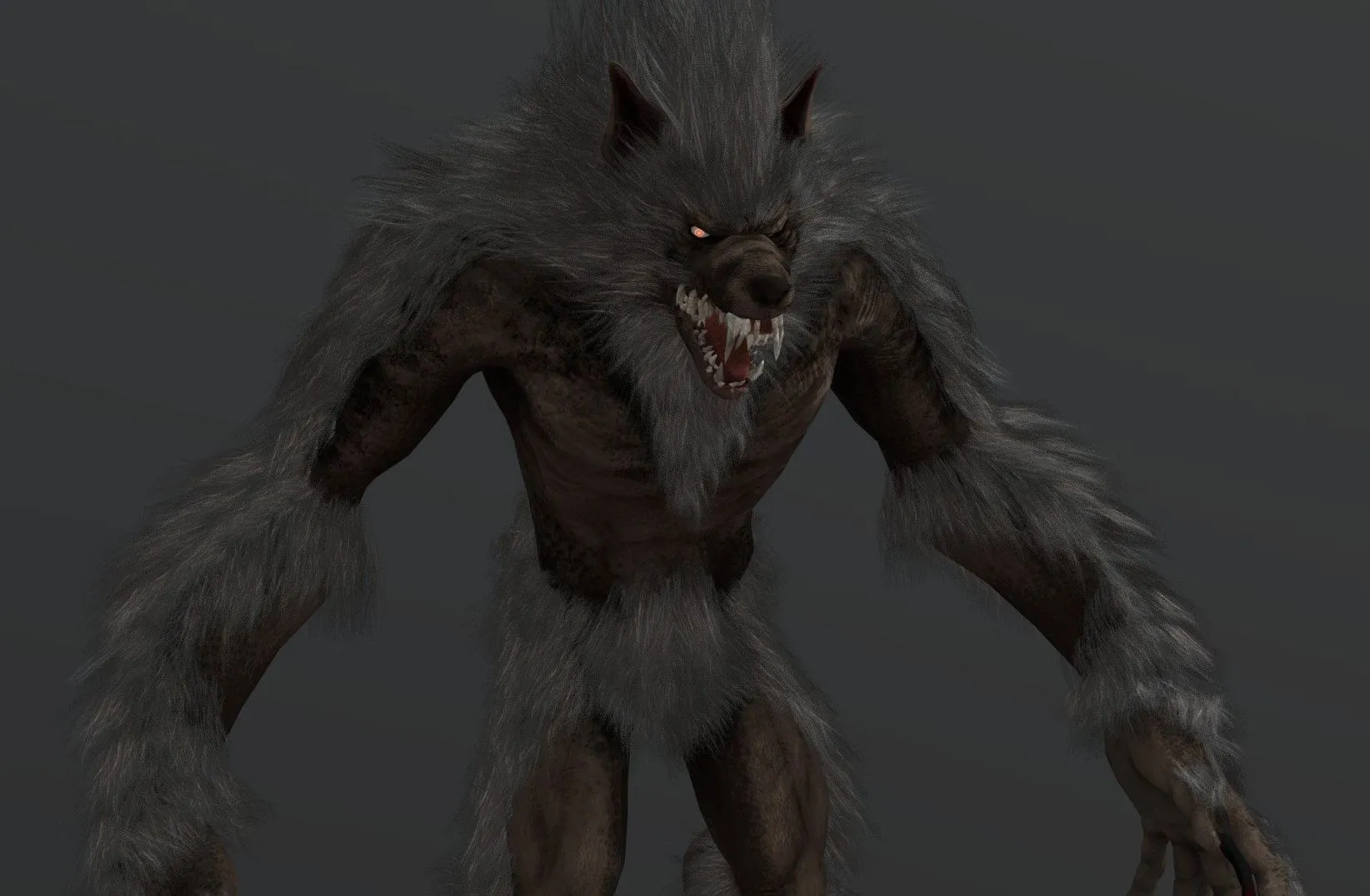 PBR Game 3D Models - Werewolf