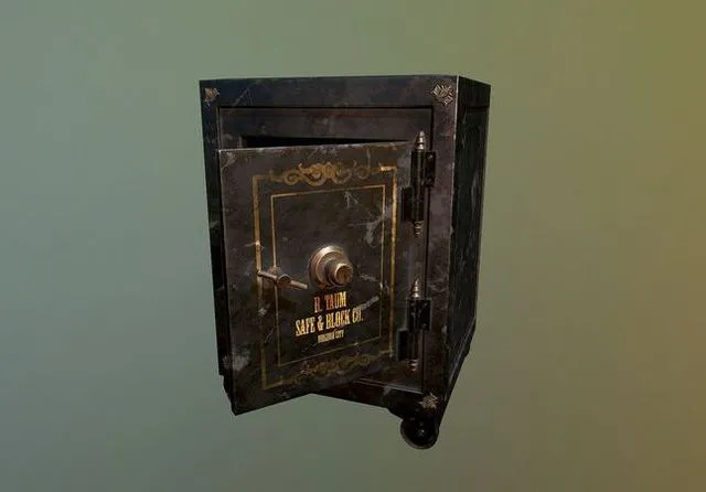 PBR Game 3D Models - Western Safe