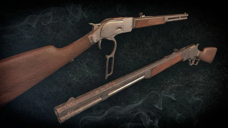 PBR Game 3D Models - Winchester 1873