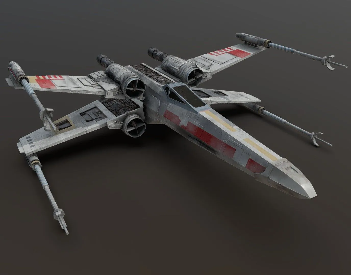 PBR Game 3D Models - X Wing