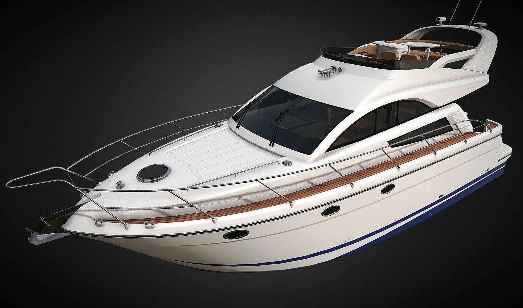 PBR Game 3D Models - Yacht Pbr