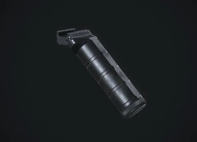 PBR Game 3D Models - ZENITH VERTICAL SHORT GRIP 45 ANGLED