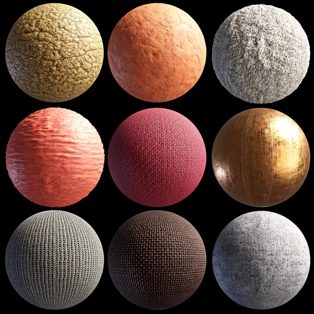 RANDOM MODELS – PBR TEXTURES – JULIO TEXTURES – PART 1