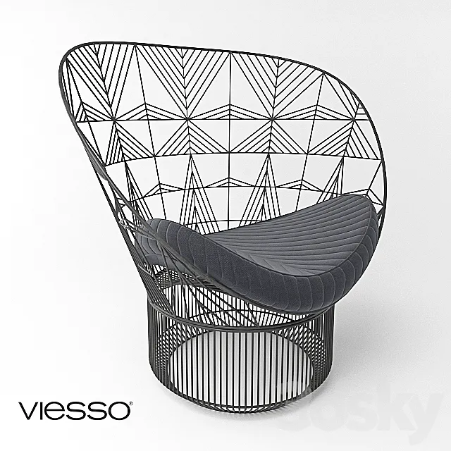 Peacock Lounge Chair 3D Model