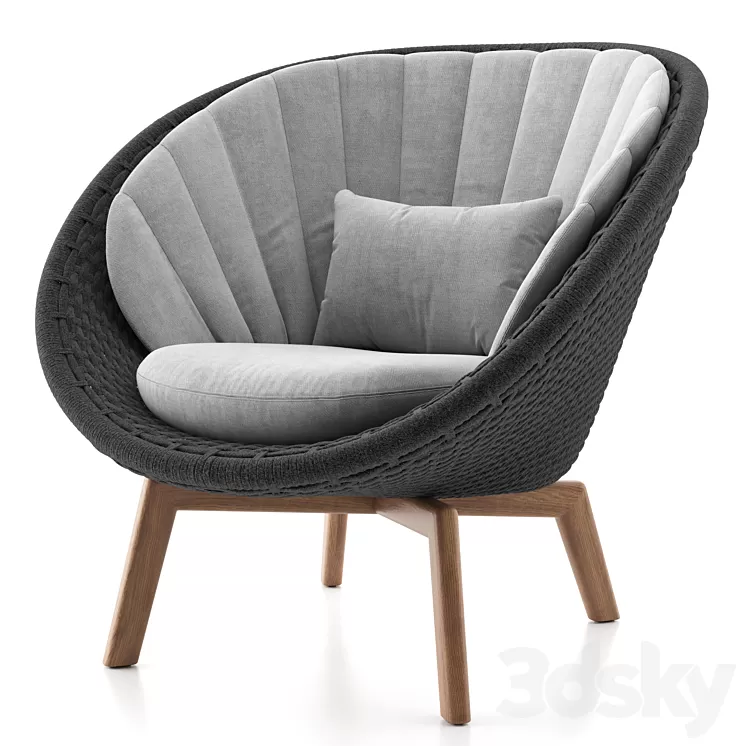Peacock Lounge Chair 3D Model Free