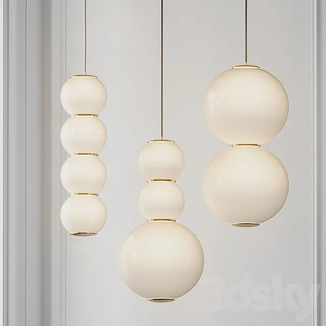 PEARLS Pendant Light from Formagenda 3DModel