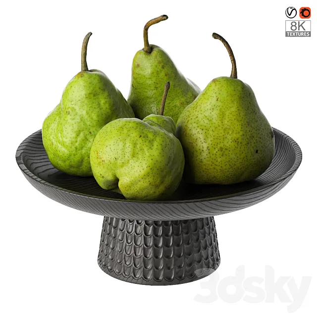 Pears in a bowl Free Download