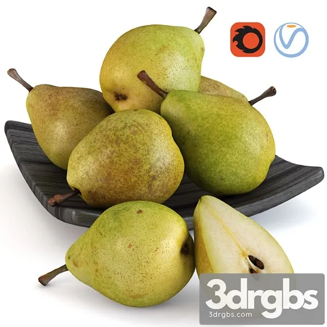 Pears (set-2) 3D Model Free