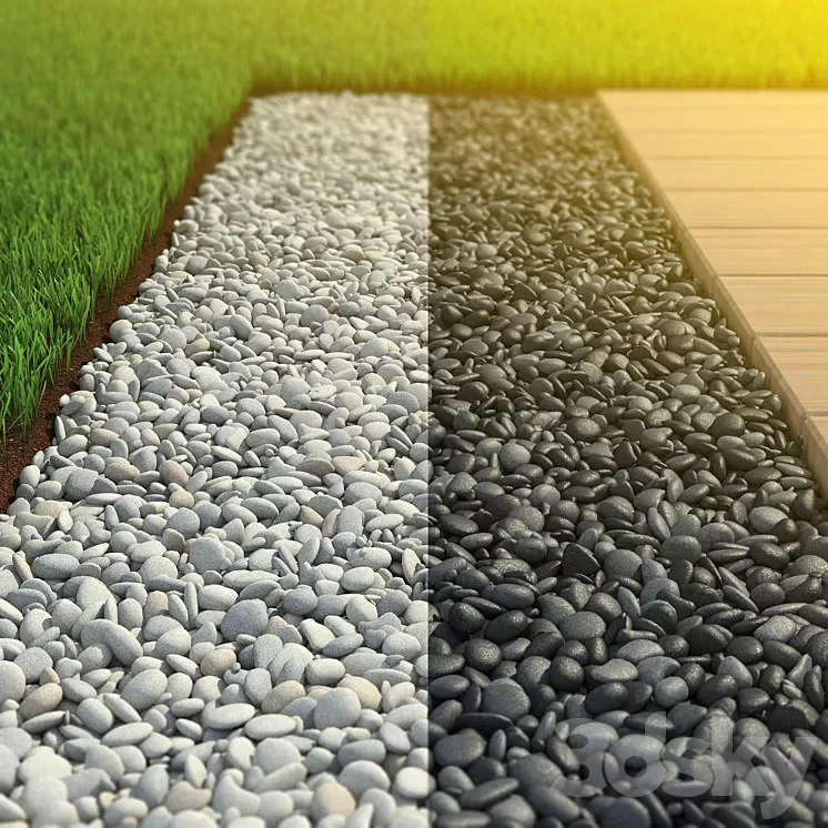 Pebble 3D Model