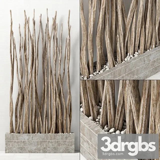 pebble branches 3D Model Download