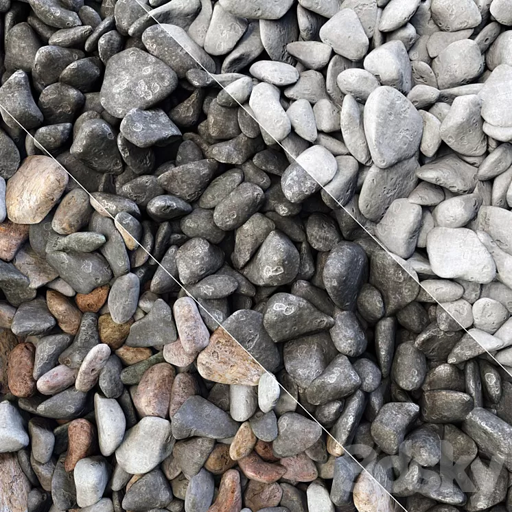 Pebble sea n5 3D Model