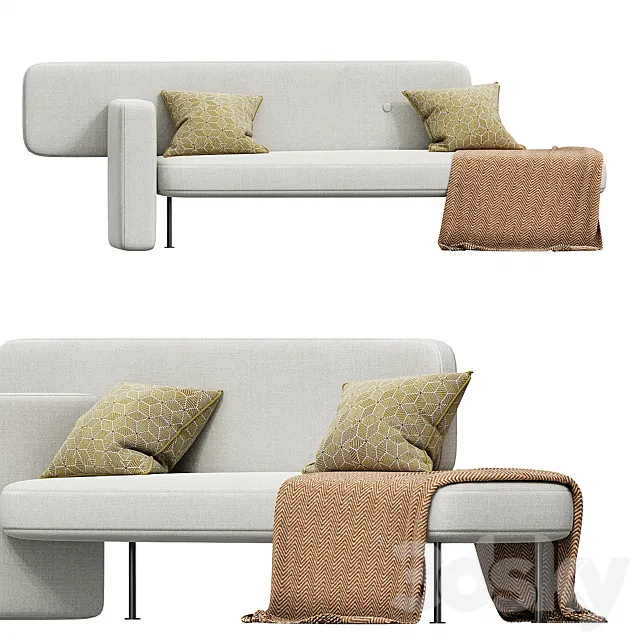 Pebble Sofa  Pebble Bench_sofa by Bolia.  Design by Glismand & Rüdiger Free Download