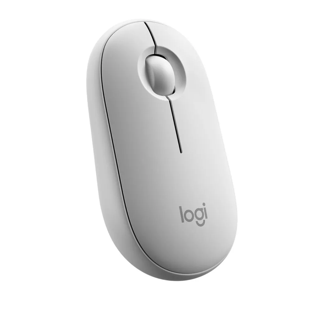 Pebble White Mouse 2 M350S by Logitech