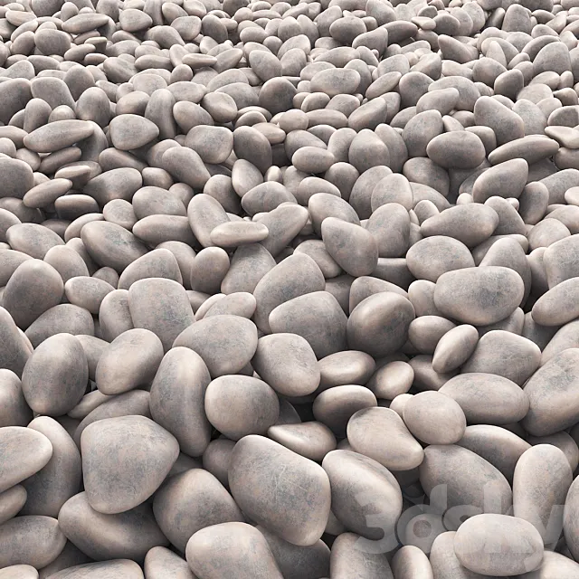 Pebbles brown 3DModel