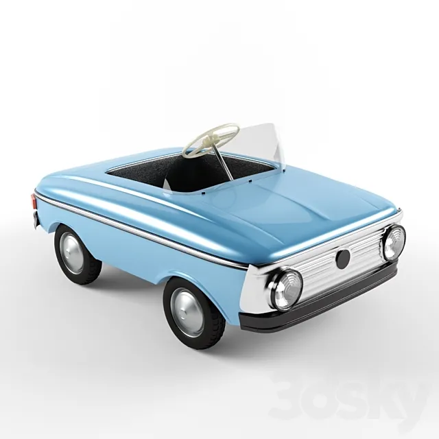 pedal car 3D Model