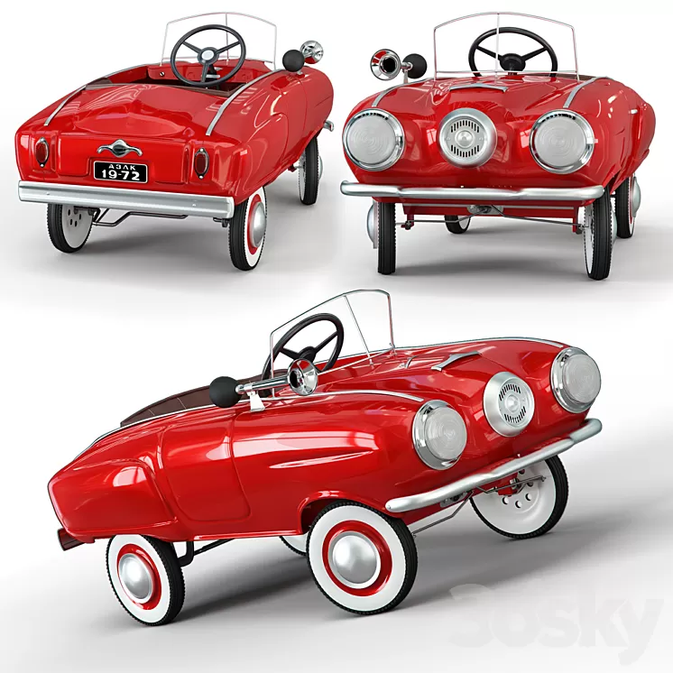 Pedal Moskvich 3D Model