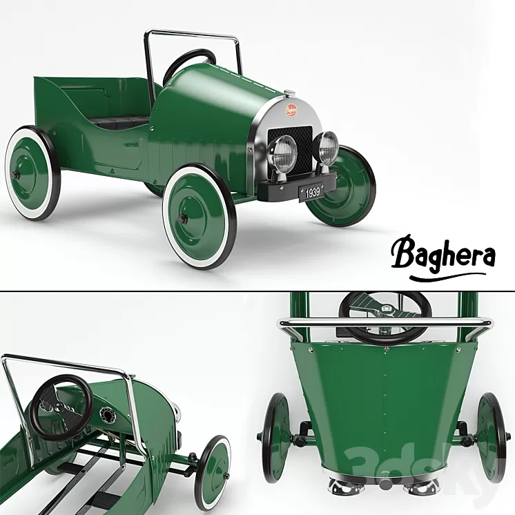 Pedal Toy Car 3D Model