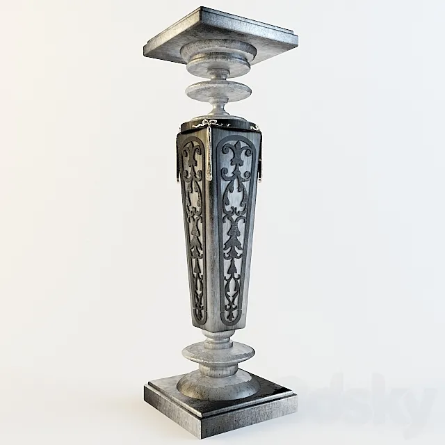 Pedestal-Colonna 3D Model